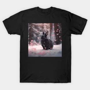 Loving Black Rex Rabbit T-Shirt